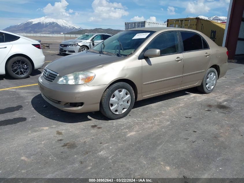 2005 Toyota Corolla Le VIN: 1NXBR30E25Z345117 Lot: 38952643