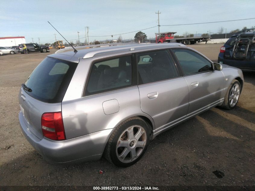 2001 Audi S4 2.7T VIN: WAUXD68DX1A113721 Lot: 38952773