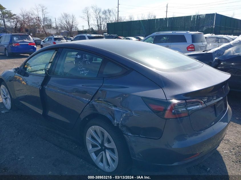 2023 TESLA MODEL 3 REAR-WHEEL DRIVE - 5YJ3E1EA7PF446745