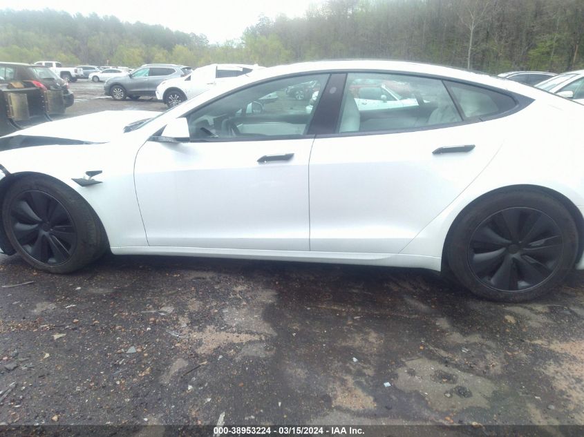 2022 Tesla Model S Dual Motor All-Wheel Drive VIN: 5YJSA1E57NF462869 Lot: 38953224