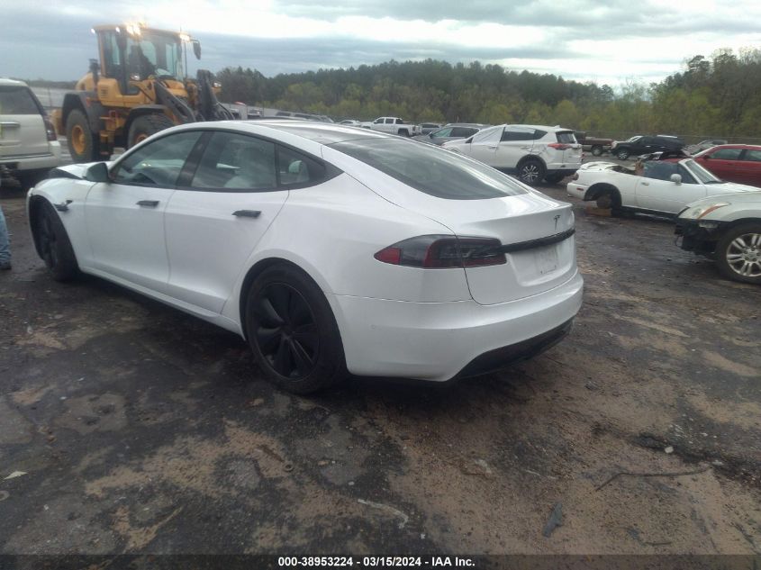 2022 Tesla Model S Dual Motor All-Wheel Drive VIN: 5YJSA1E57NF462869 Lot: 38953224