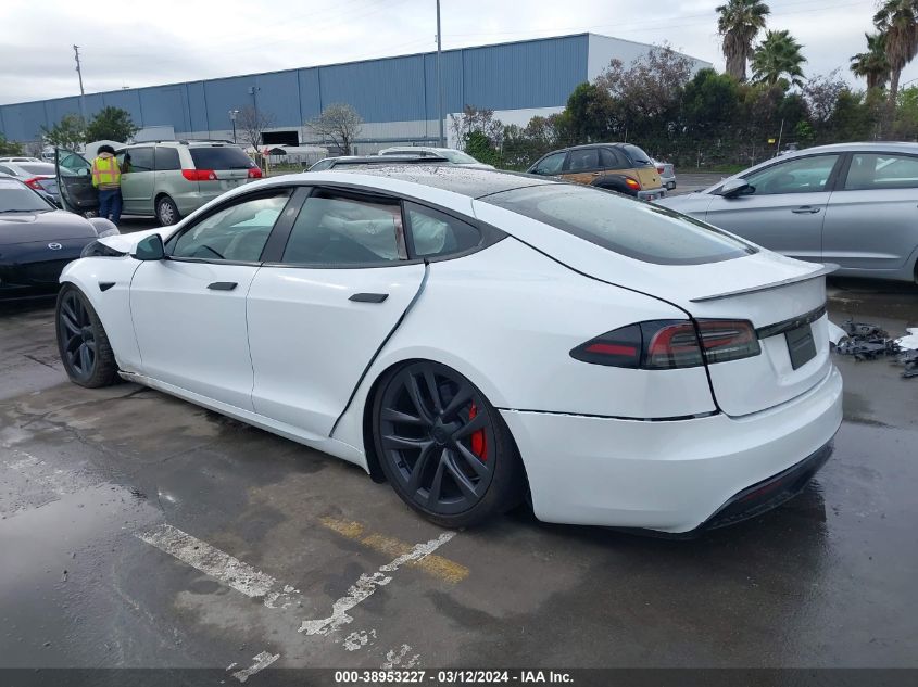 2023 Tesla Model S Plaid Tri Motor All-Wheel Drive VIN: 5YJSA1E69PF521920 Lot: 38953227