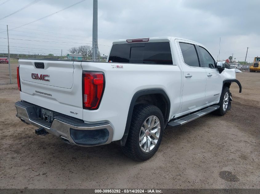 2020 GMC Sierra 1500 4Wd Short Box Slt VIN: 3GTU9DEDXLG213533 Lot: 38953292