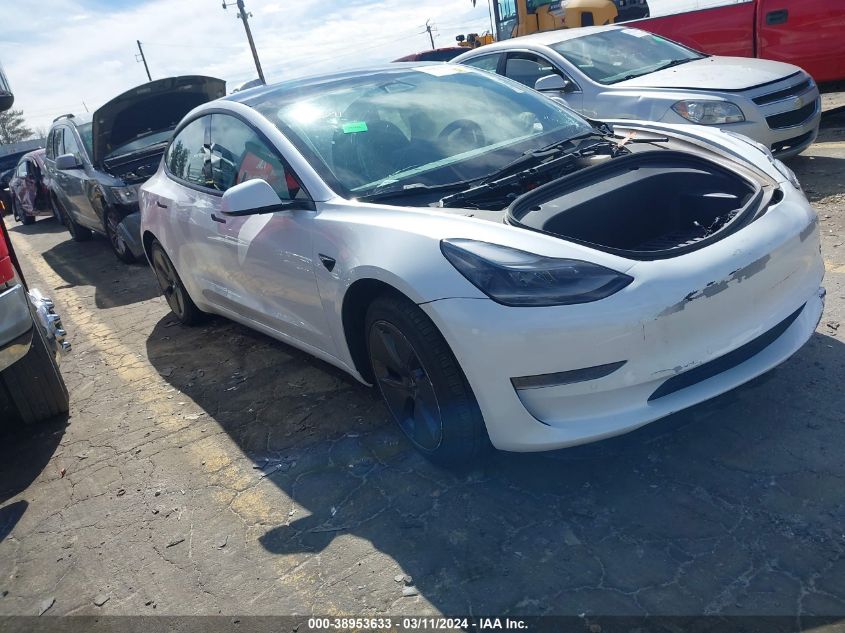 2021 TESLA MODEL 3 STANDARD RANGE PLUS REAR-WHEEL DRIVE - 5YJ3E1EAXMF085121