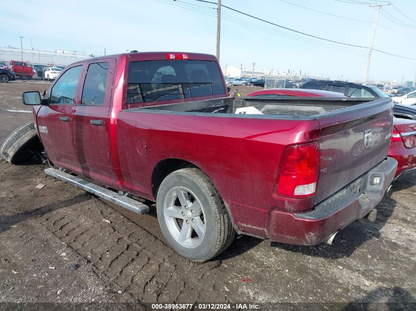 2017 Ram 1500 Express Quad Cab 4X4 6'4 Box VIN: 1C6RR7FT3HS759739 Lot: 38953677