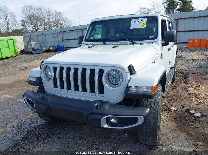 2021 Jeep Wrangler Unlimited Sahara 4X4 VIN: 1C4HJXEN7MW592920 Lot: 38953776