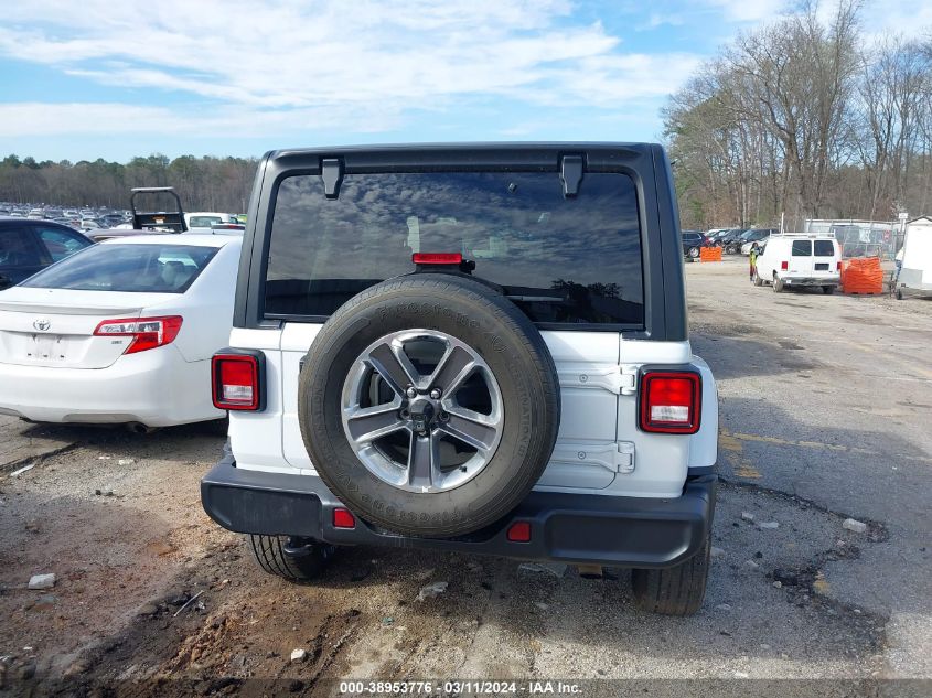 2021 Jeep Wrangler Unlimited Sahara 4X4 VIN: 1C4HJXEN7MW592920 Lot: 38953776