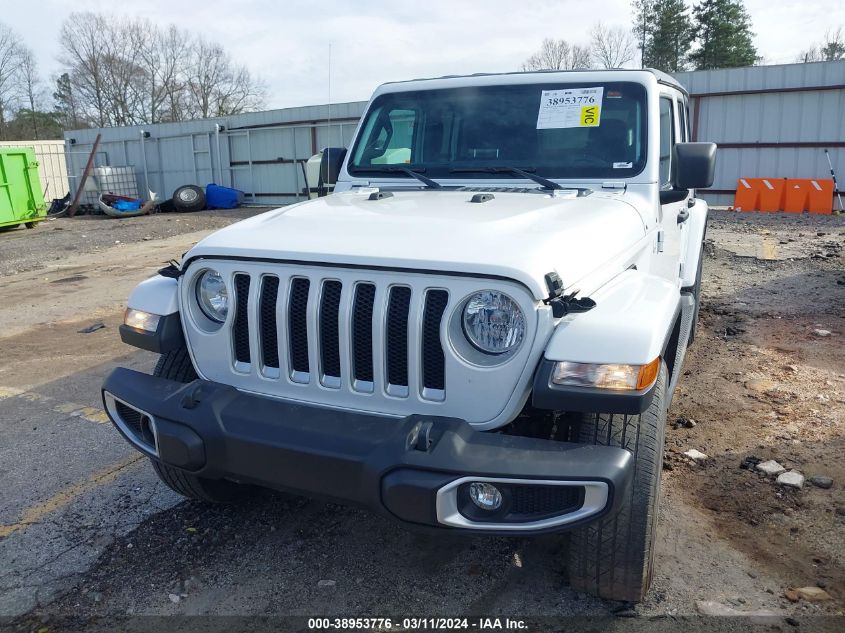 2021 Jeep Wrangler Unlimited Sahara 4X4 VIN: 1C4HJXEN7MW592920 Lot: 38953776