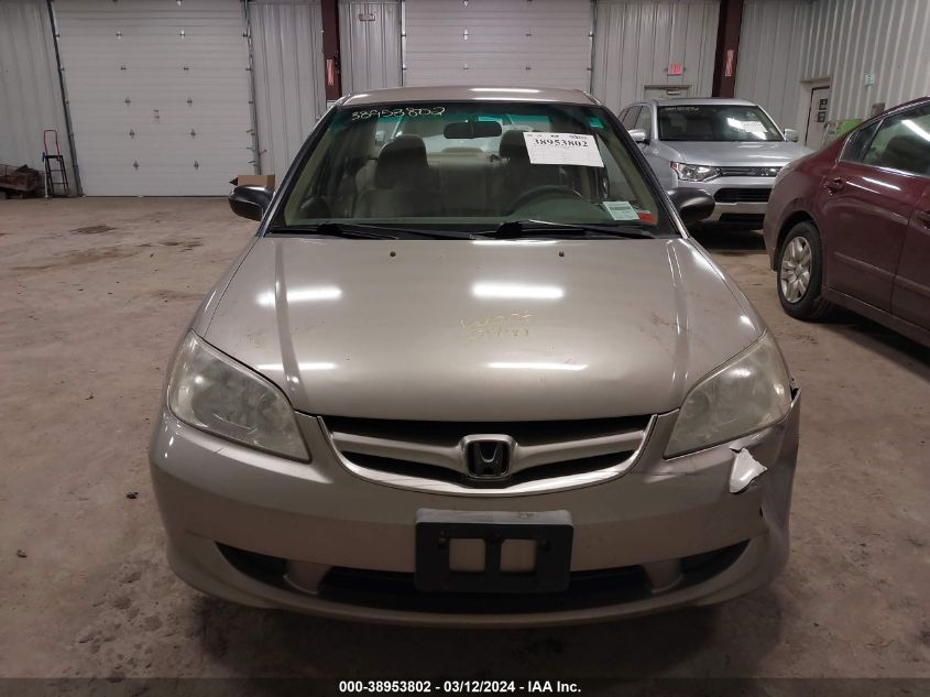 2HGES16514H505007 | 2004 HONDA CIVIC