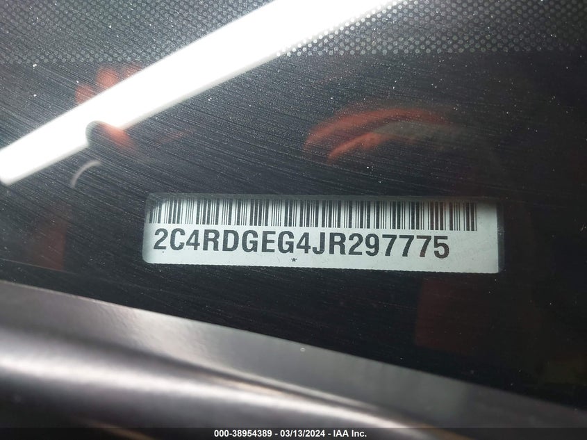 2018 DODGE GRAND CARAVAN GT - 2C4RDGEG4JR297775