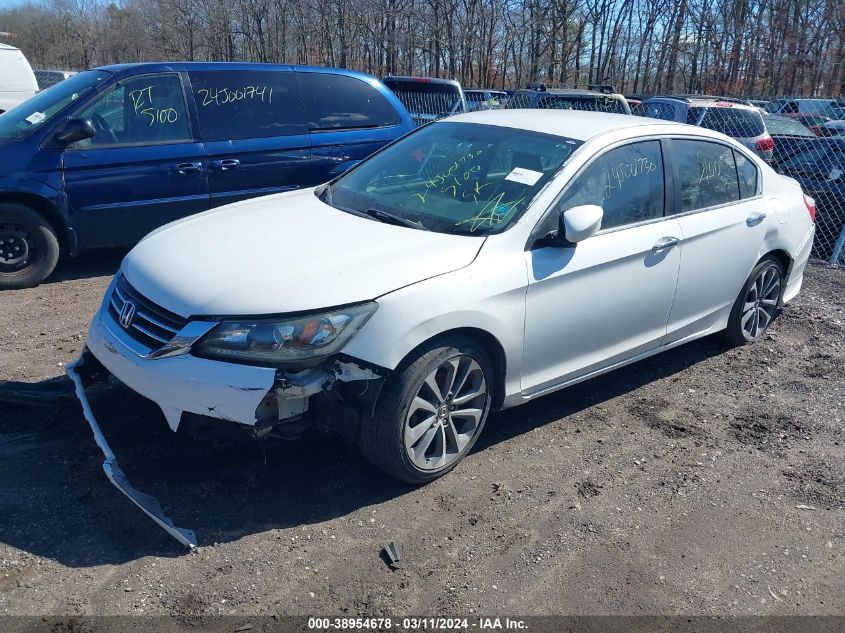 2014 Honda Accord Sport VIN: 1HGCR2F54EA112658 Lot: 38954678