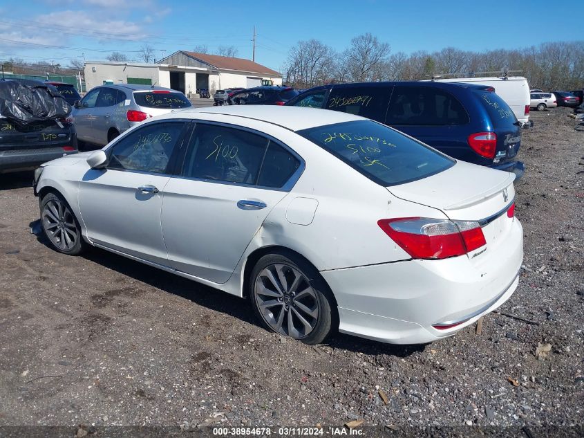 2014 Honda Accord Sport VIN: 1HGCR2F54EA112658 Lot: 38954678