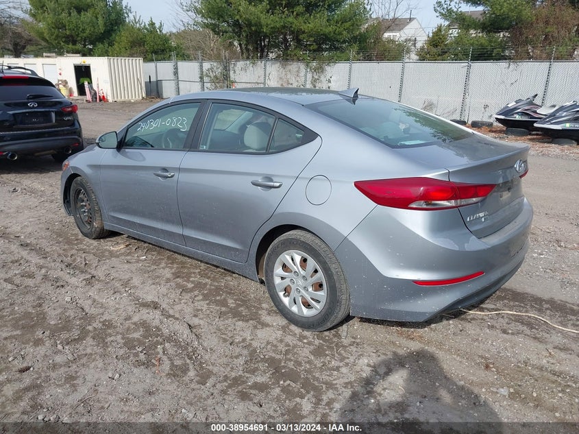 VIN 5NPD74LF0HH163119 2017 HYUNDAI ELANTRA SE