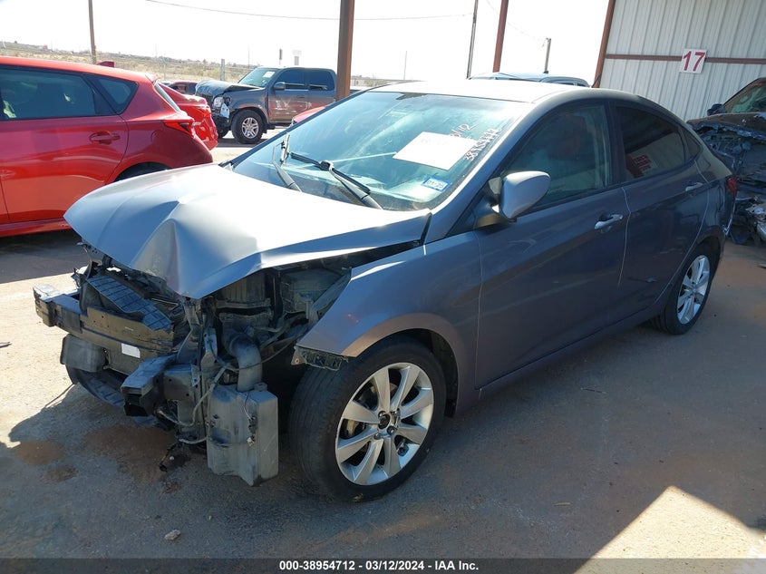 2014 HYUNDAI ACCENT GLS - KMHCU4AE1EU624890