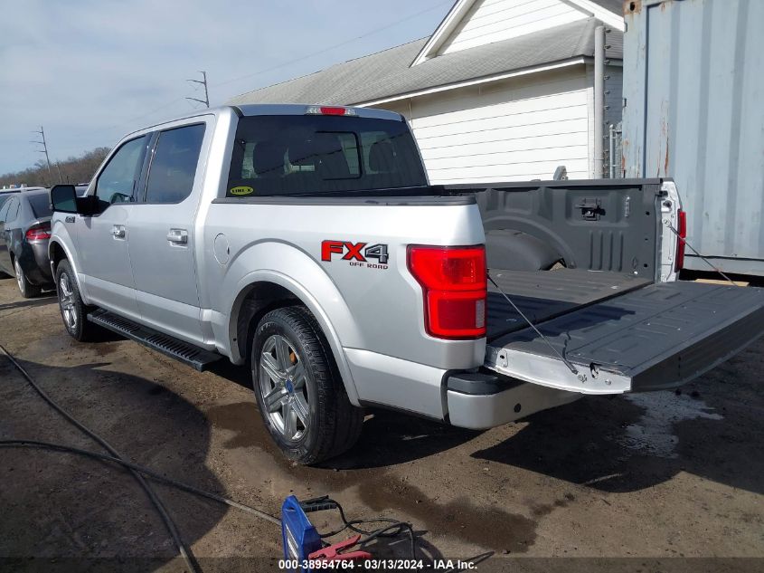 2019 Ford F-150 Lariat VIN: 1FTEW1E41KFA54252 Lot: 38954764