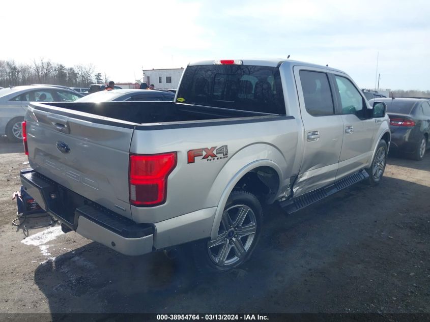 2019 Ford F-150 Lariat VIN: 1FTEW1E41KFA54252 Lot: 38954764