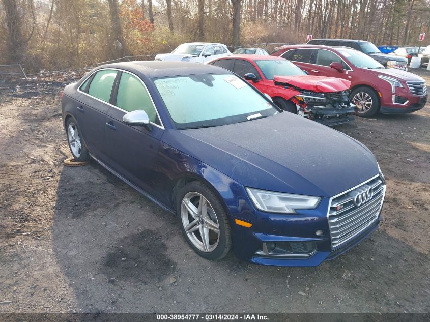 2018 Audi S4 3.0T Premium Plus VIN: WAUC4AF40JA003734 Lot: 38954777