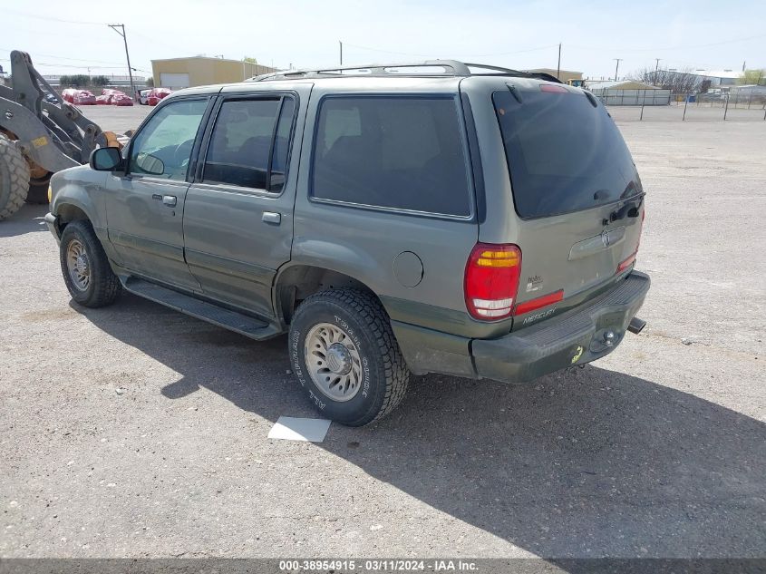 2000 Mercury Mountaineer VIN: 4M2ZU66E5YUJ08694 Lot: 38954915