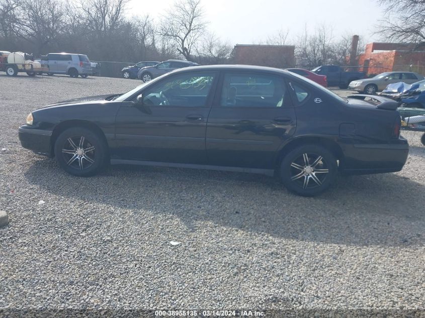 2G1WF52E649456393 | 2004 CHEVROLET IMPALA