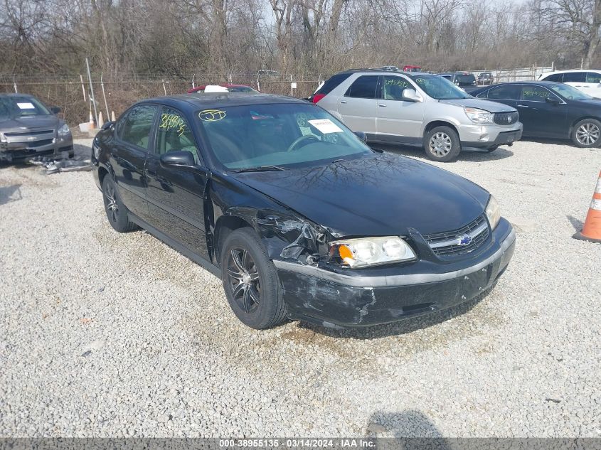 2G1WF52E649456393 | 2004 CHEVROLET IMPALA