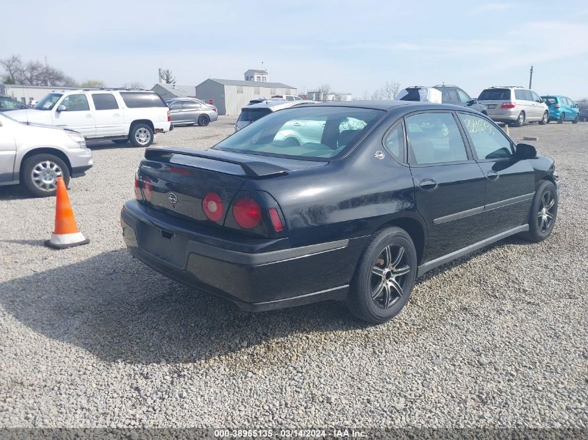 2G1WF52E649456393 | 2004 CHEVROLET IMPALA