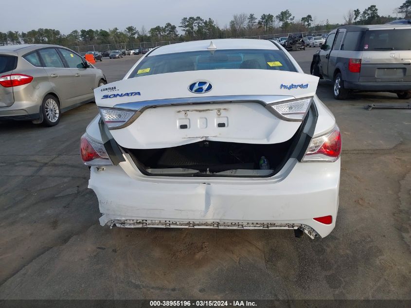 2012 Hyundai Sonata Hybrid VIN: KMHEC4A41CA056027 Lot: 38955196