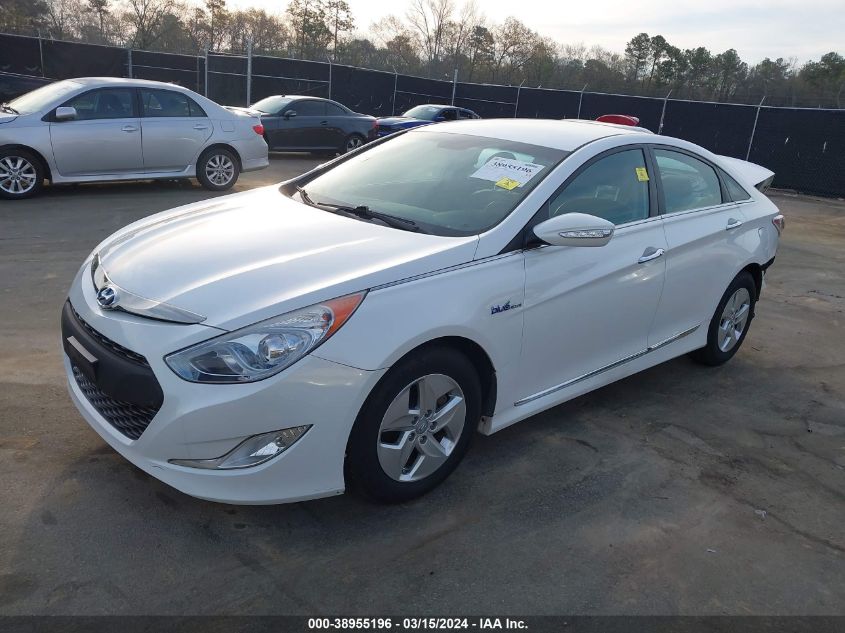 2012 Hyundai Sonata Hybrid VIN: KMHEC4A41CA056027 Lot: 38955196