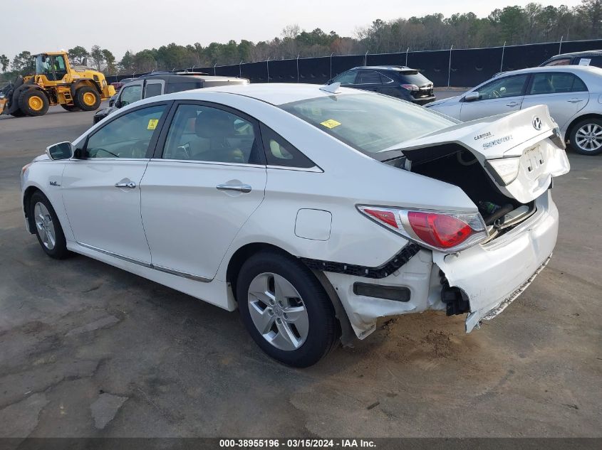 2012 Hyundai Sonata Hybrid VIN: KMHEC4A41CA056027 Lot: 38955196