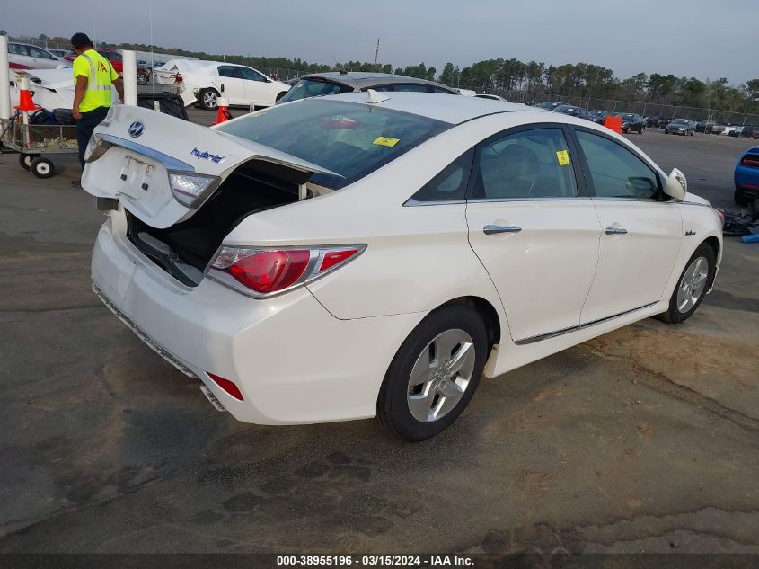 2012 Hyundai Sonata Hybrid VIN: KMHEC4A41CA056027 Lot: 38955196