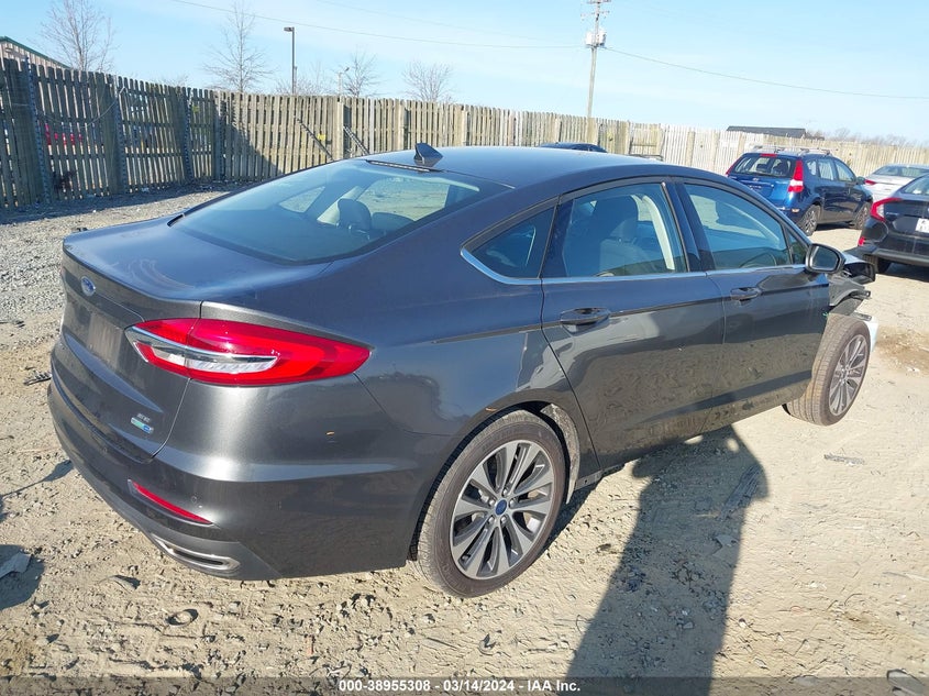 VIN 3FA6P0T96LR254905 2020 FORD FUSION SE