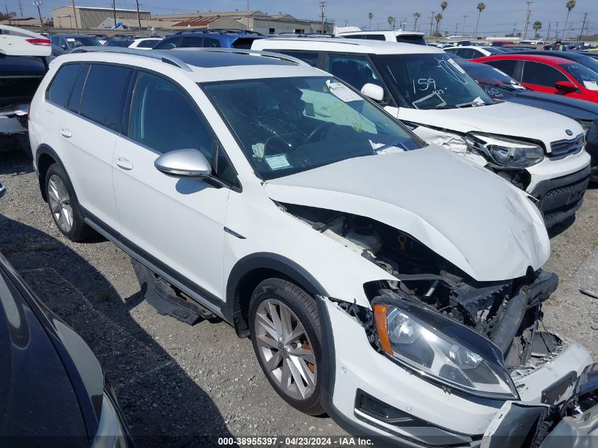 2017 Volkswagen Golf Alltrack Tsi S/Tsi Se/Tsi Sel VIN: 3VWH17AU5HM541951 Lot: 38955397