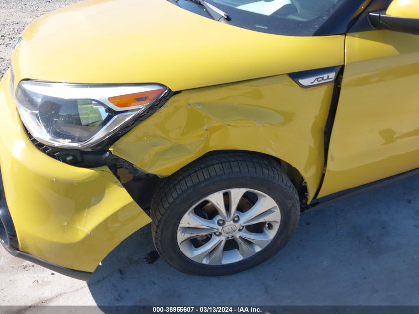 2016 KIA SOUL VIN: KNDJP3A54G7259118