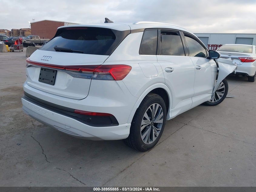 2023 Audi Q4 E-Tron Premium Plus 40 Rwd VIN: WA1BCBFZ3PP009885 Lot: 38955885