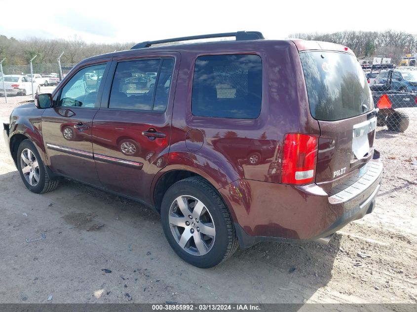 2014 Honda Pilot Touring VIN: 5FNYF4H92EB006743 Lot: 38955992