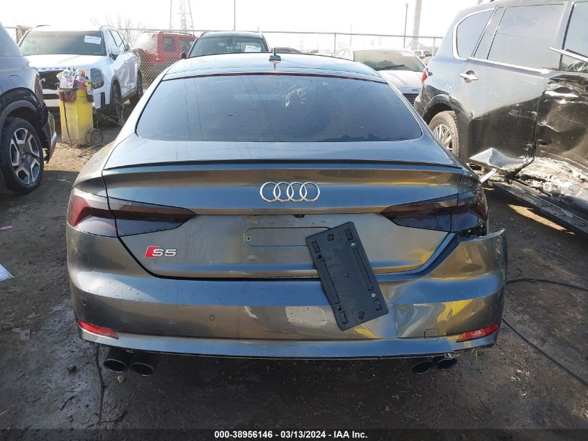 2018 Audi S5 3.0T Premium Plus VIN: WAUC4CF5XJA072791 Lot: 38956146