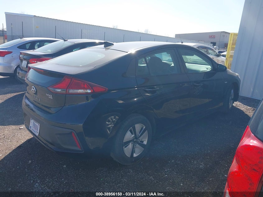 2018 HYUNDAI IONIQ HYBRID BLUE - KMHC65LC1JU075567