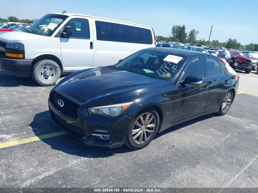 2014 Infiniti Q50 Premium/Sport VIN: JN1BV7AP7EM686989 Lot: 38956180