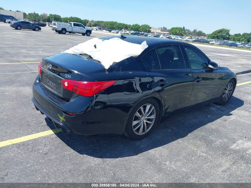 2014 Infiniti Q50 Premium/Sport VIN: JN1BV7AP7EM686989 Lot: 38956180