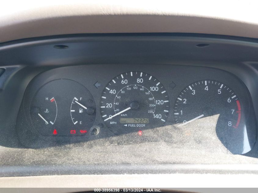 4T1BG22K7YU663502 | 2000 TOYOTA CAMRY