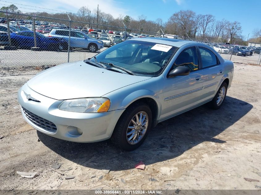 2001 Chrysler Sebring Lxi VIN: 1C3EL56U71N729044 Lot: 38956441