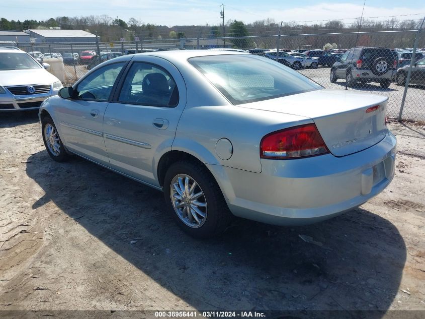 2001 Chrysler Sebring Lxi VIN: 1C3EL56U71N729044 Lot: 38956441