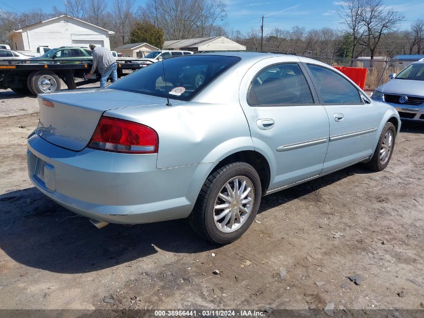 2001 Chrysler Sebring Lxi VIN: 1C3EL56U71N729044 Lot: 38956441