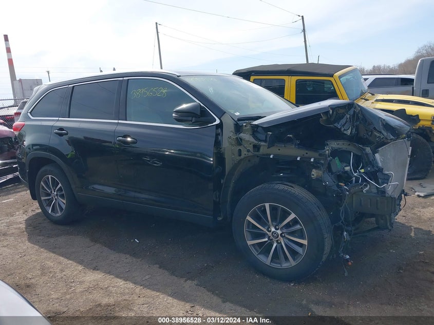 2019 TOYOTA HIGHLANDER VIN: 5TDJZRFH6KS730880