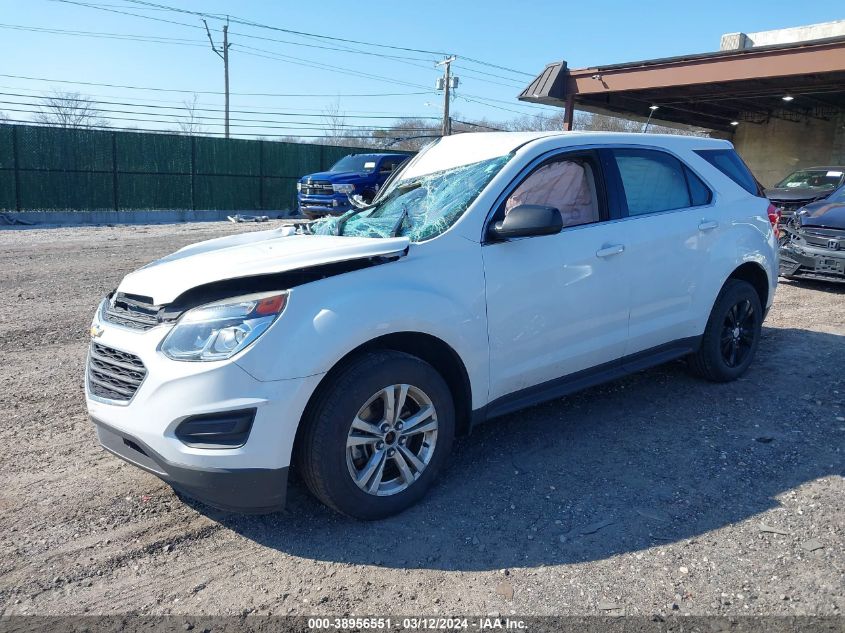 2017 Chevrolet Equinox Ls VIN: 2GNALBEKXH1594489 Lot: 38956551