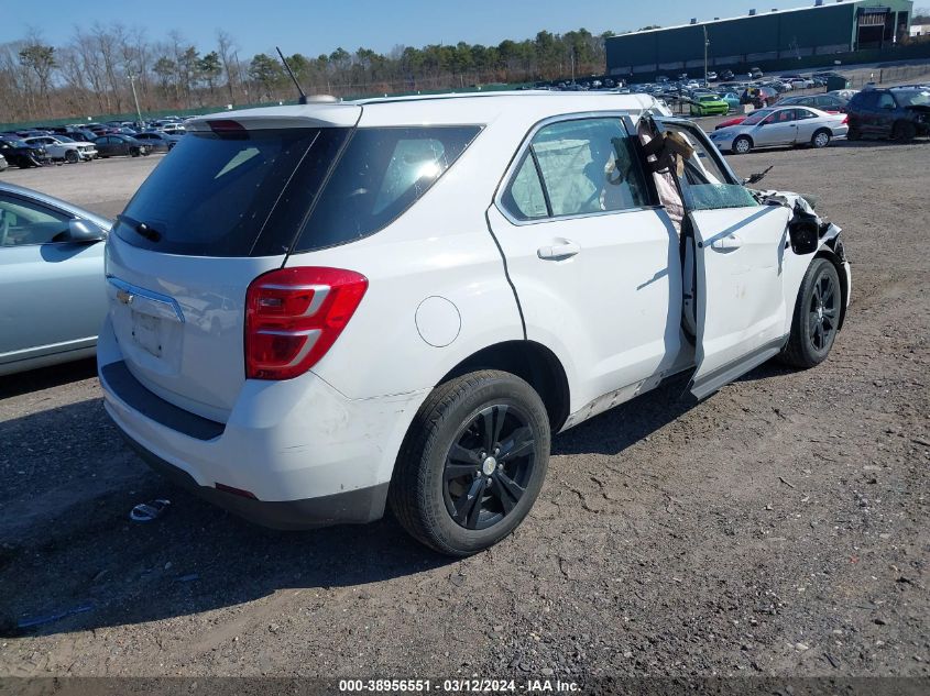 2017 Chevrolet Equinox Ls VIN: 2GNALBEKXH1594489 Lot: 38956551