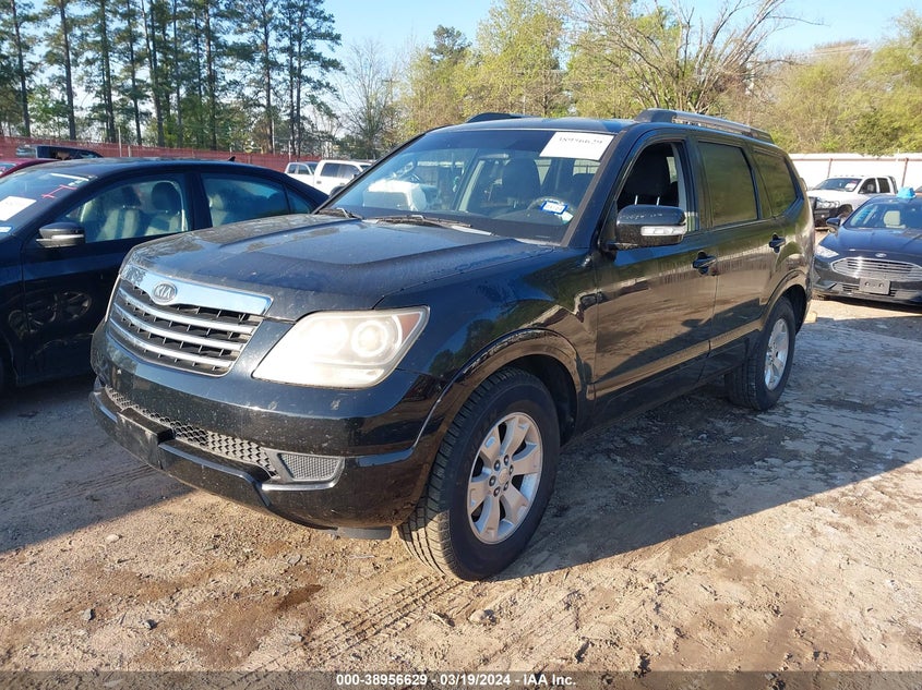 2009 Kia Borrego Lx VIN: KNDJJ741195032744 Lot: 38956629