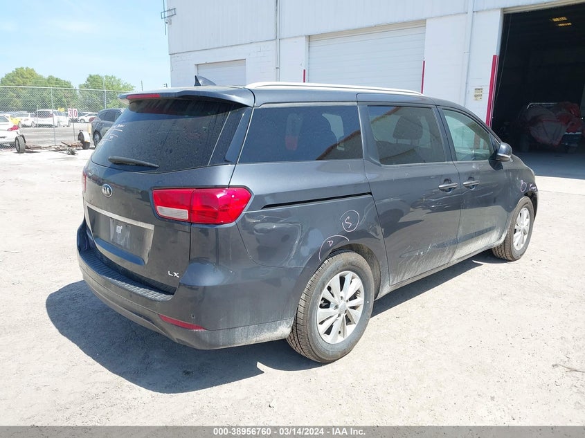 VIN KNDMB5C12H6283216 2017 KIA SEDONA LX