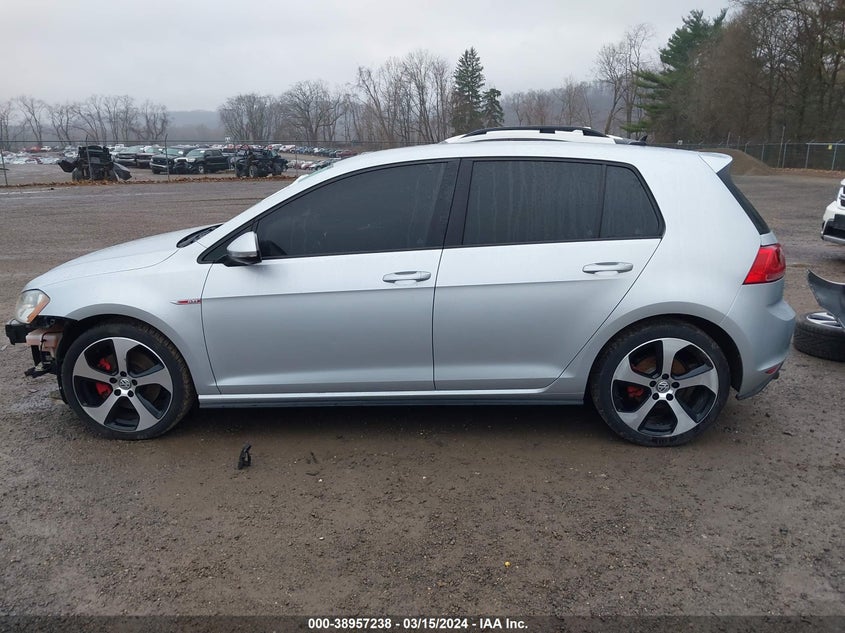 2017 VOLKSWAGEN GOLF GTI AUTOBAHN 4-DOOR/S 4-DOOR/SE 4-DOOR/SPORT 4-DOOR - 3VW4T7AU1HM013459
