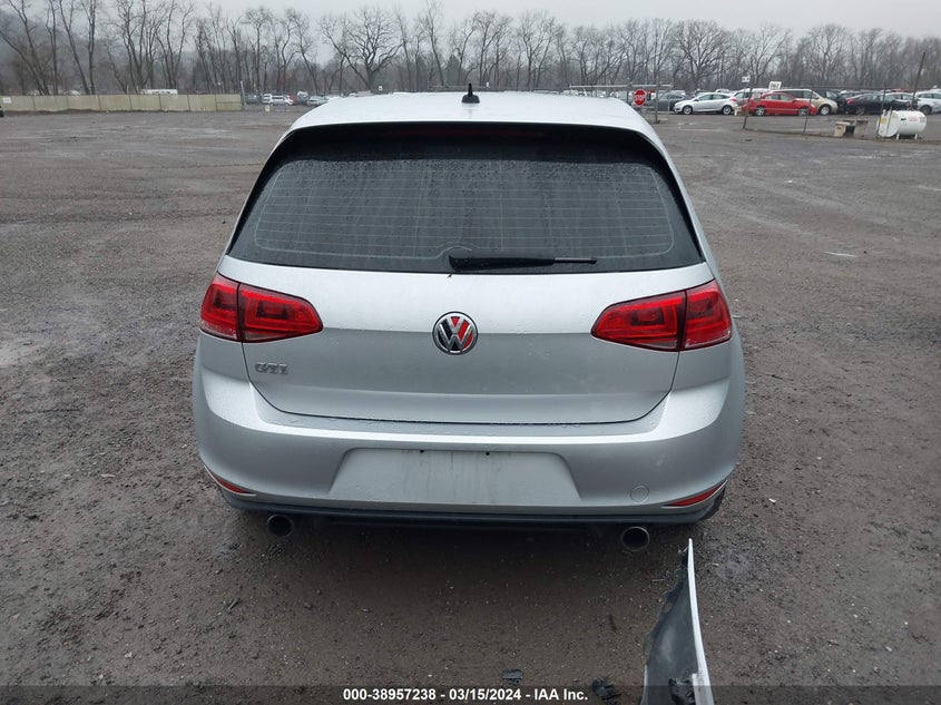 2017 VOLKSWAGEN GOLF GTI AUTOBAHN 4-DOOR/S 4-DOOR/SE 4-DOOR/SPORT 4-DOOR - 3VW4T7AU1HM013459