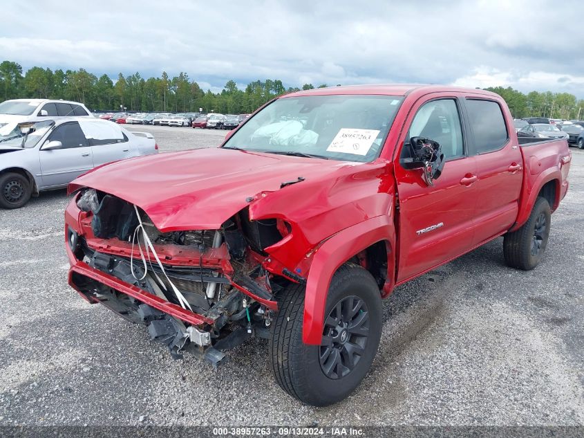 2022 Toyota Tacoma Sr5 V6 VIN: 3TMAZ5CN4NM172342 Lot: 38957263